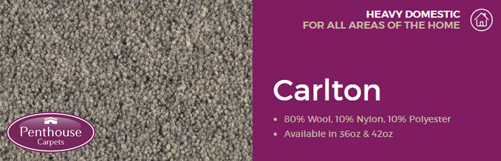 Penthouse Carlton Wool Carpets at Crawley Carpet Warehouse