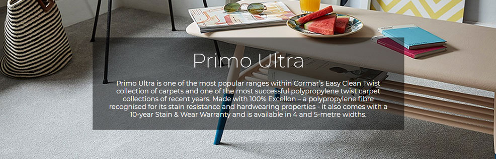Cormar Primo Ultra Carpets at Crawley Carpet Warehouse